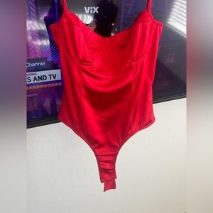 Red princess Polly bodysuit
